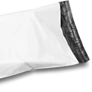 Pack of 200 6x9 White Glossy Poly Mailers